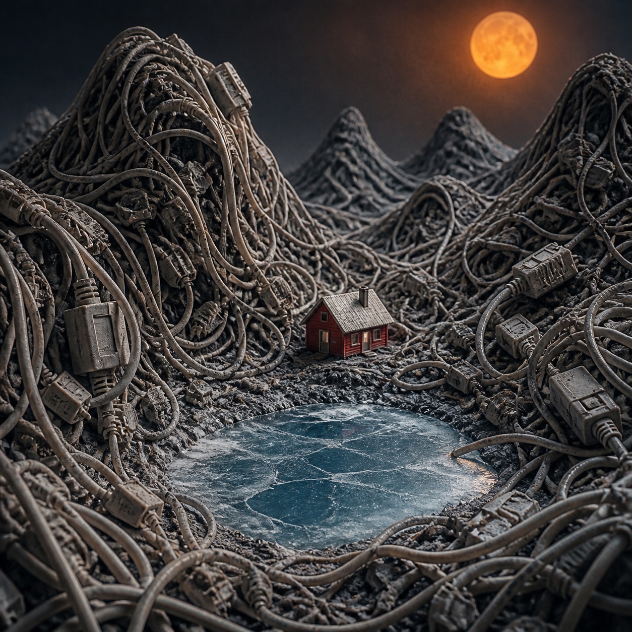 Dial Up Mountain, WestonGFX digital artwork