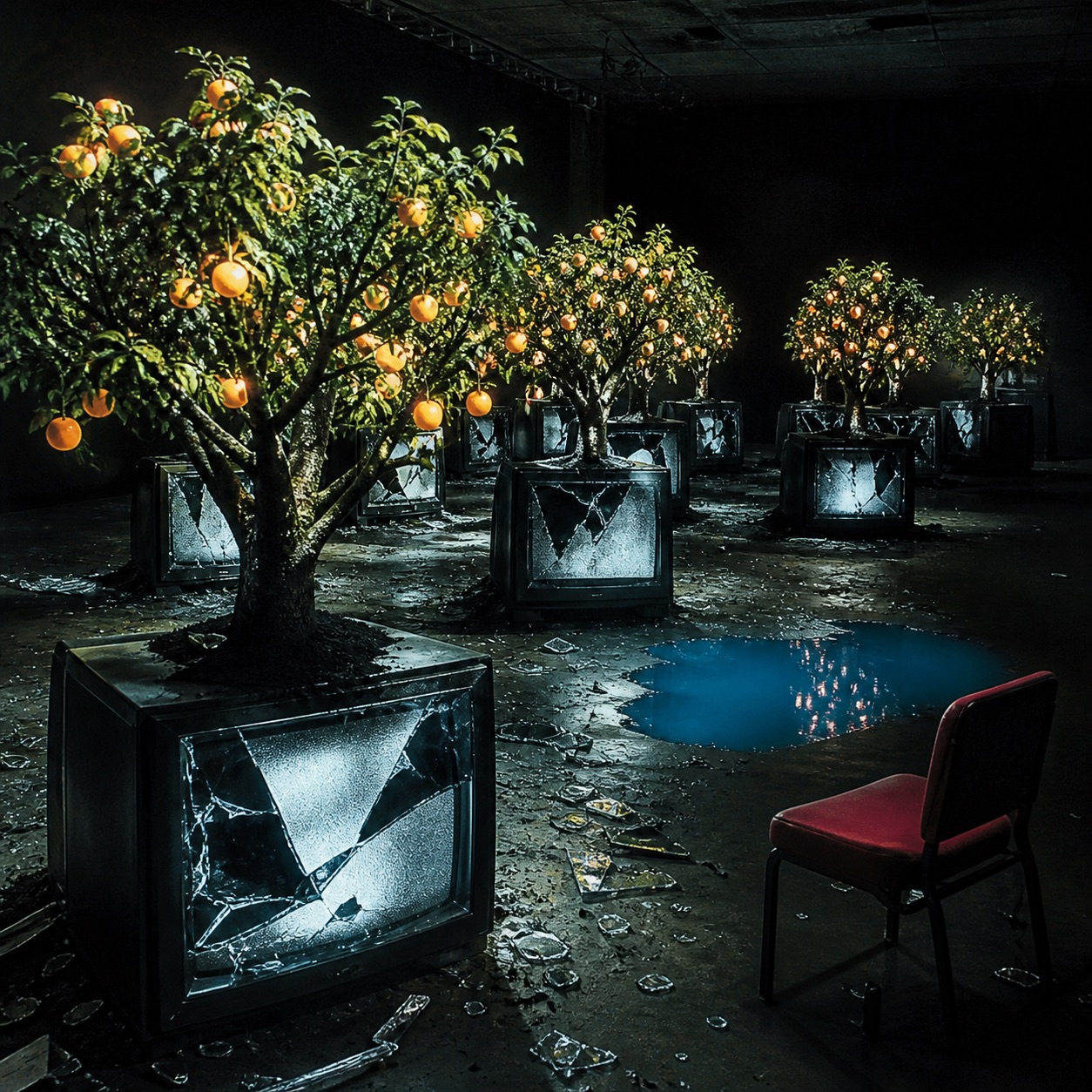 Pixel Orchard, WestonGFX digital artwork