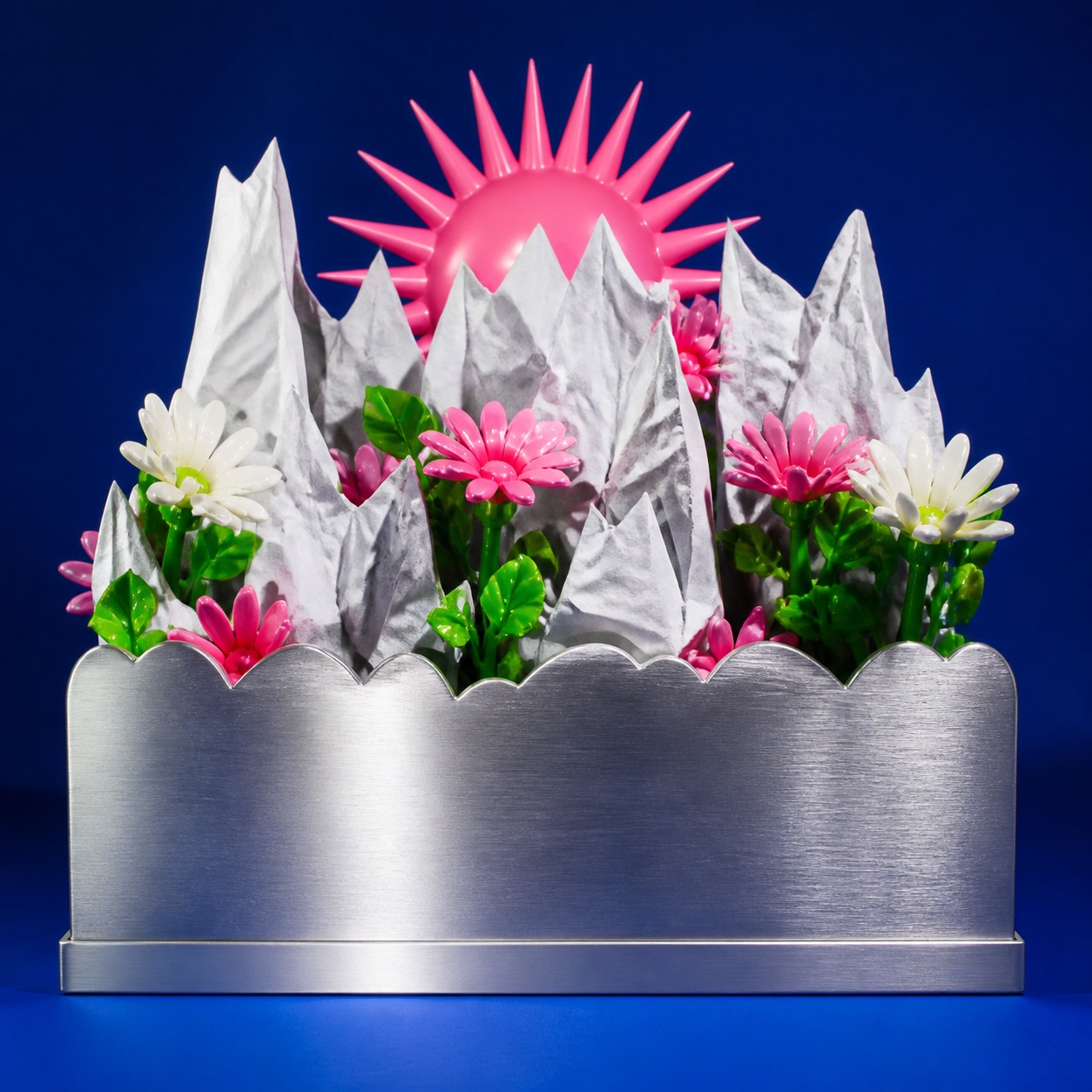 Chrome Flower Box, WestonGFX digital artwork
