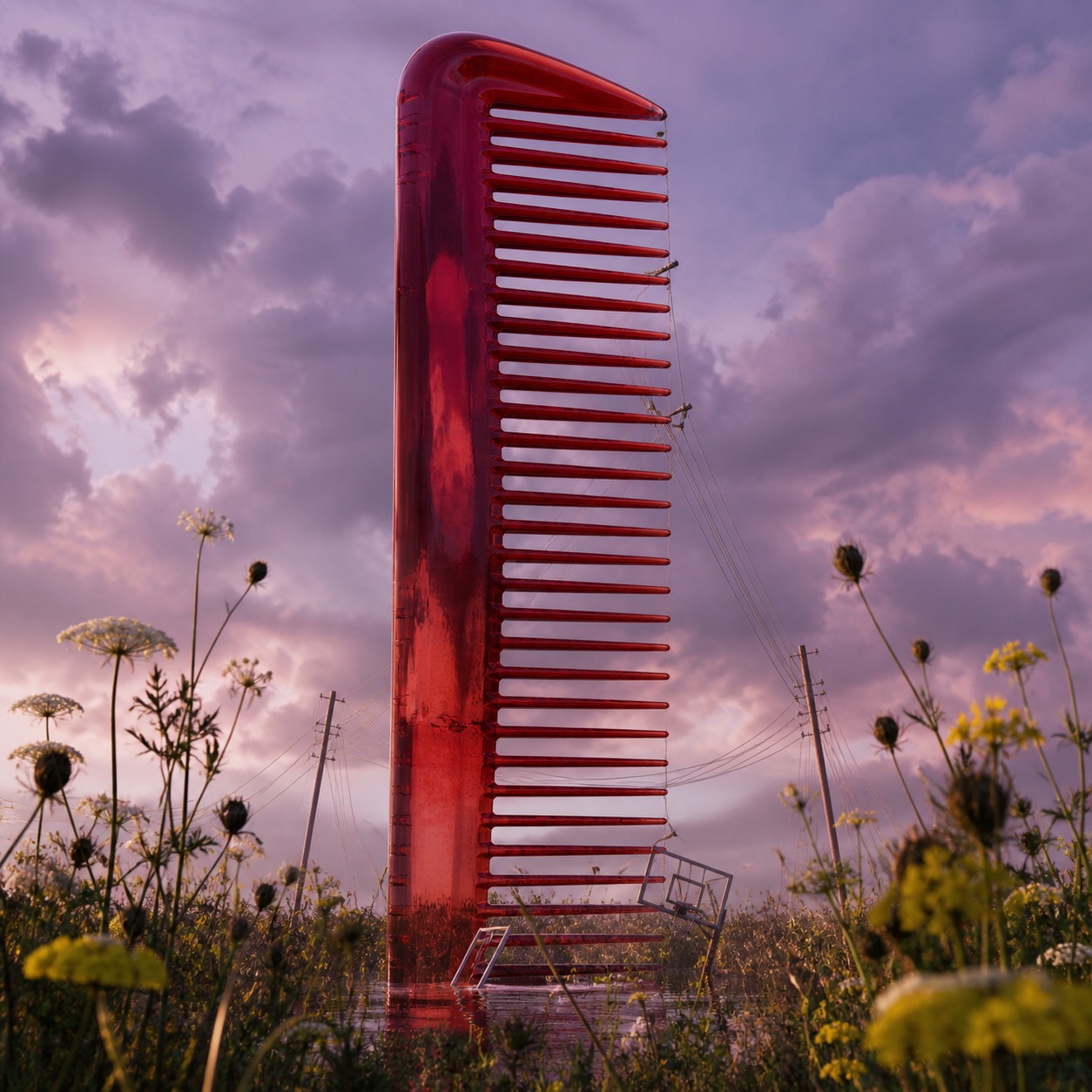 Desert Comb City, WestonGFX digital artwork