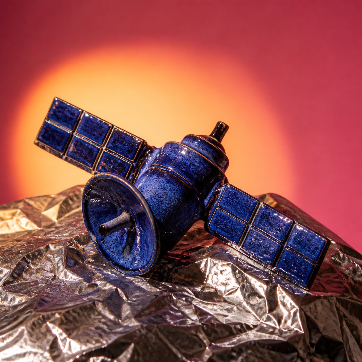 Ceramic Satellite, WestonGFX digital artwork