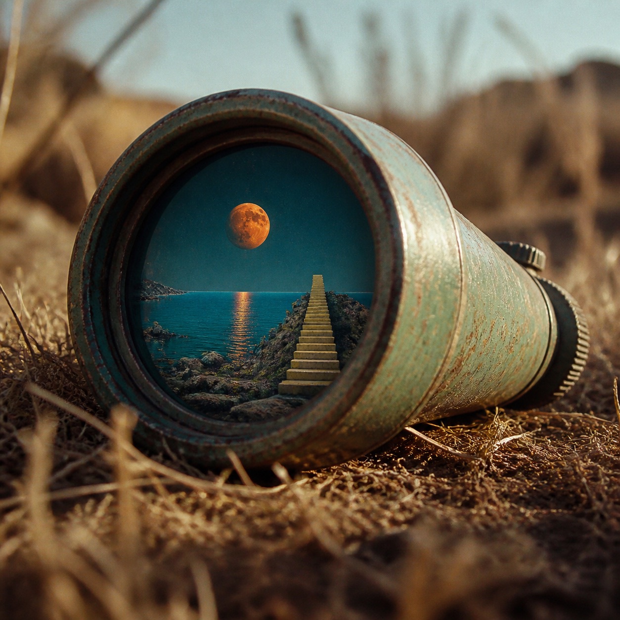 Pocket Telescope Lake, WestonGFX digital artwork