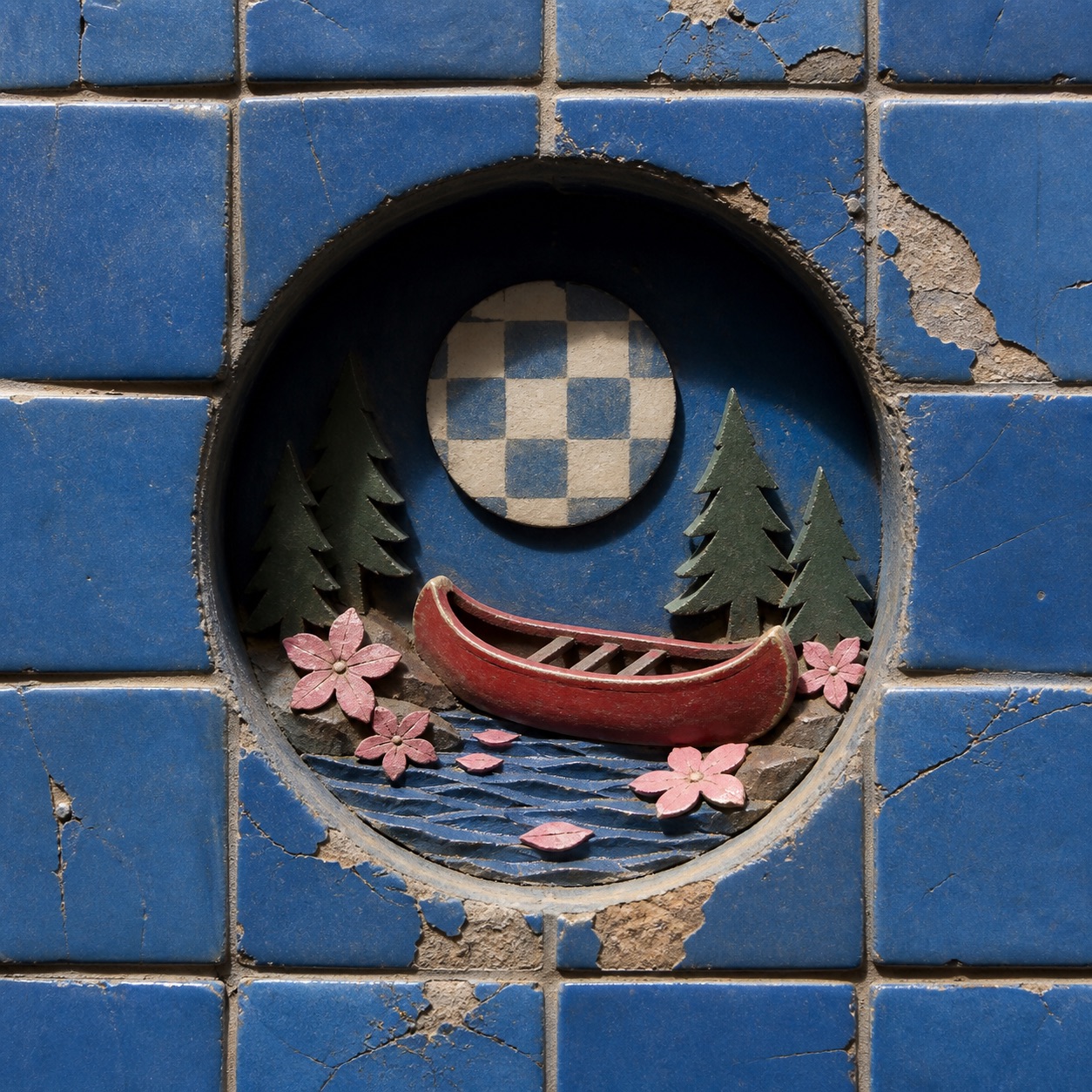 Blue Tile Shrine, WestonGFX digital artwork