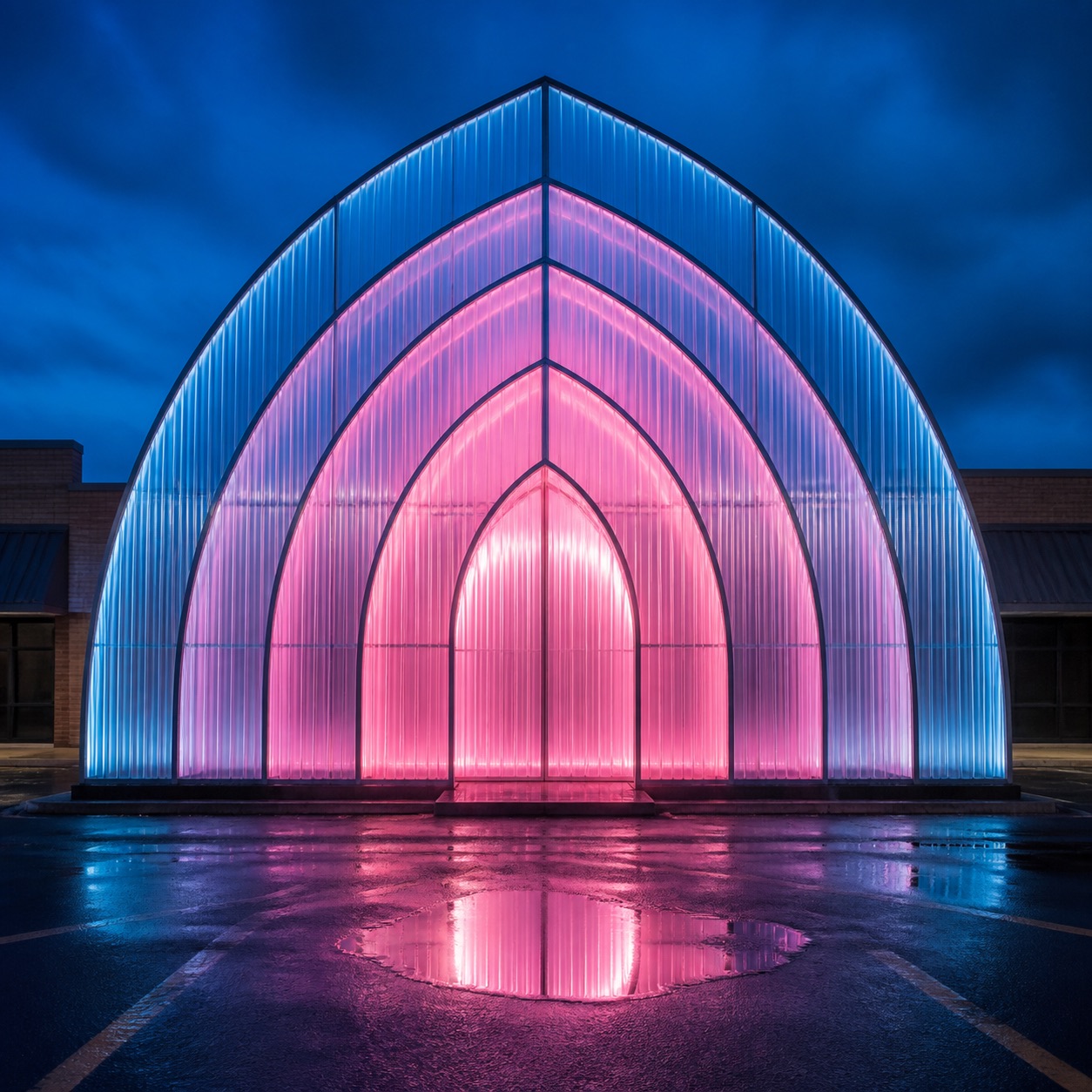 Inflatable Cathedral, WestonGFX digital artwork