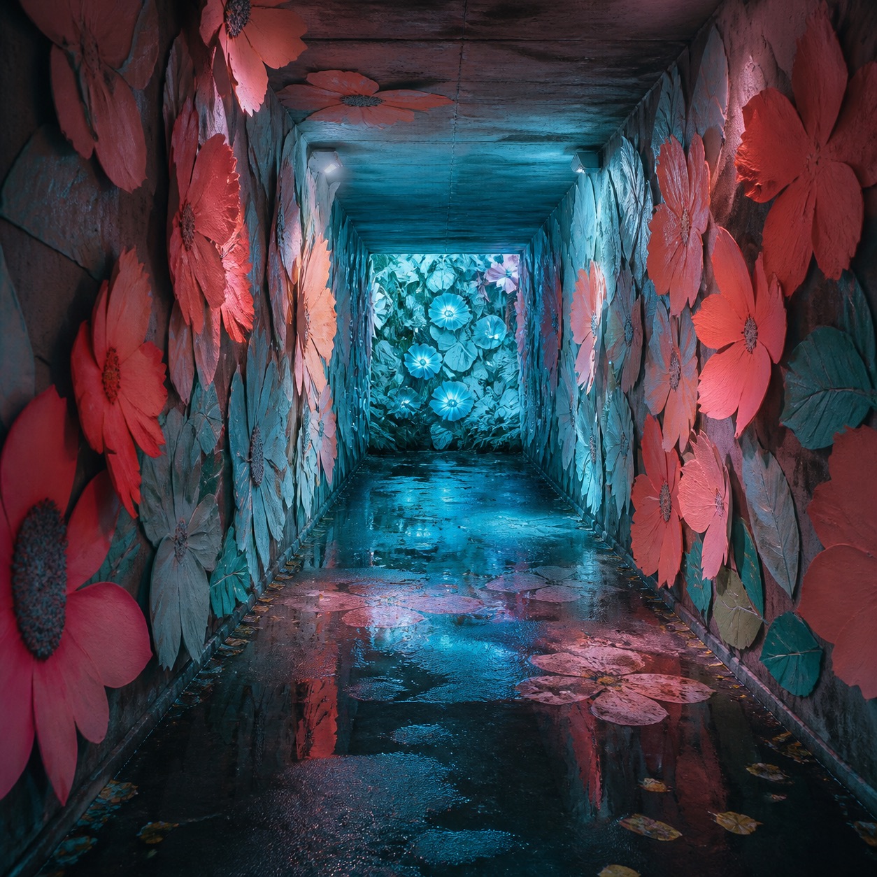 Tunnel Garden, WestonGFX digital artwork