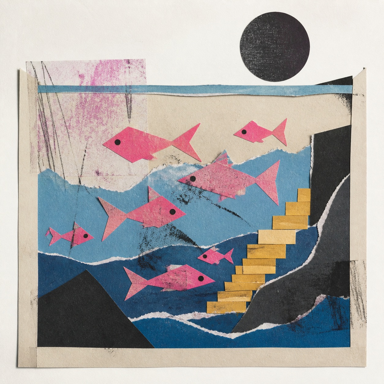 Paper Aquarium, WestonGFX digital artwork