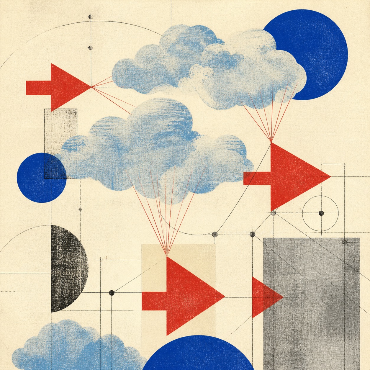 Cloud Diagram, WestonGFX digital artwork