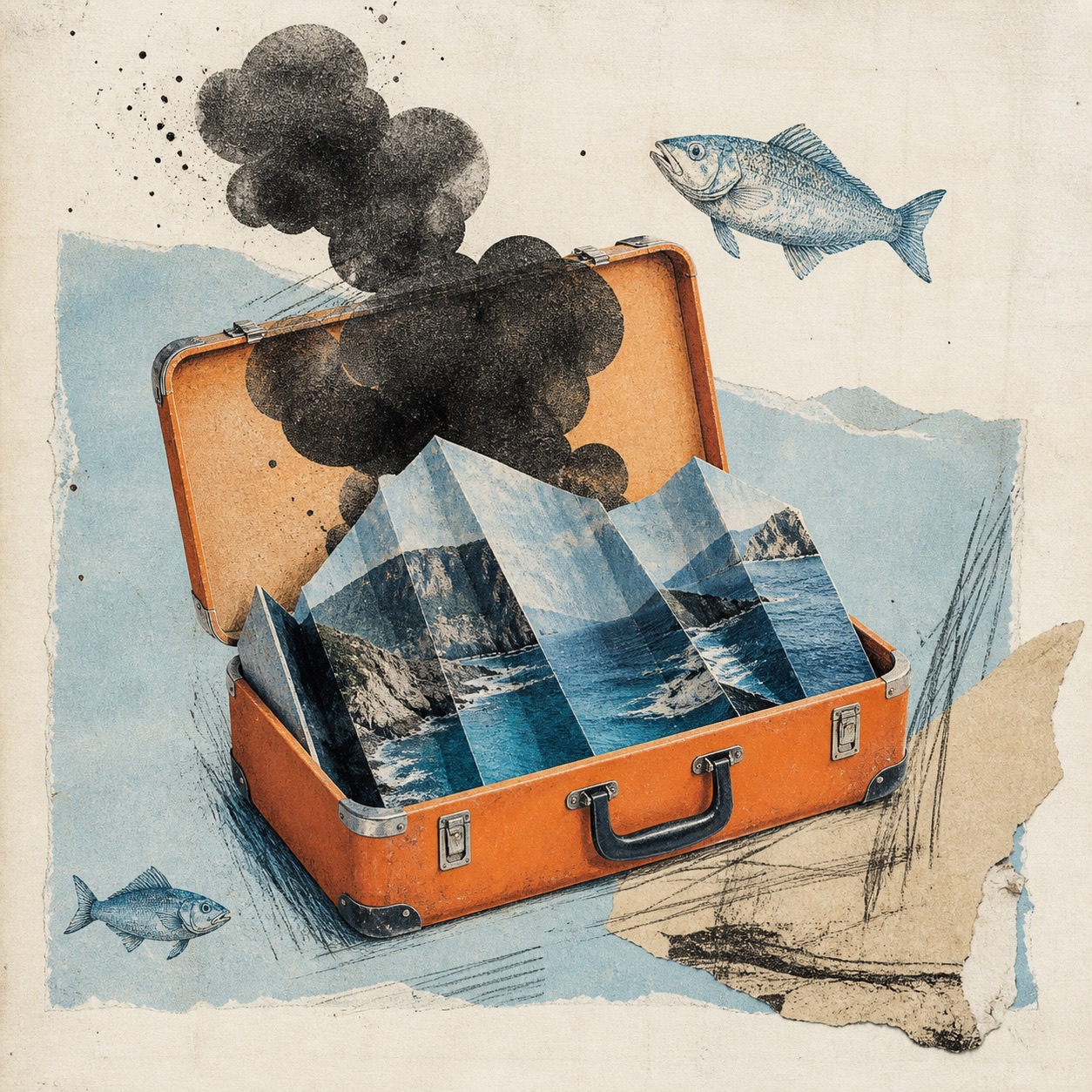 Portable Coastline, WestonGFX digital artwork