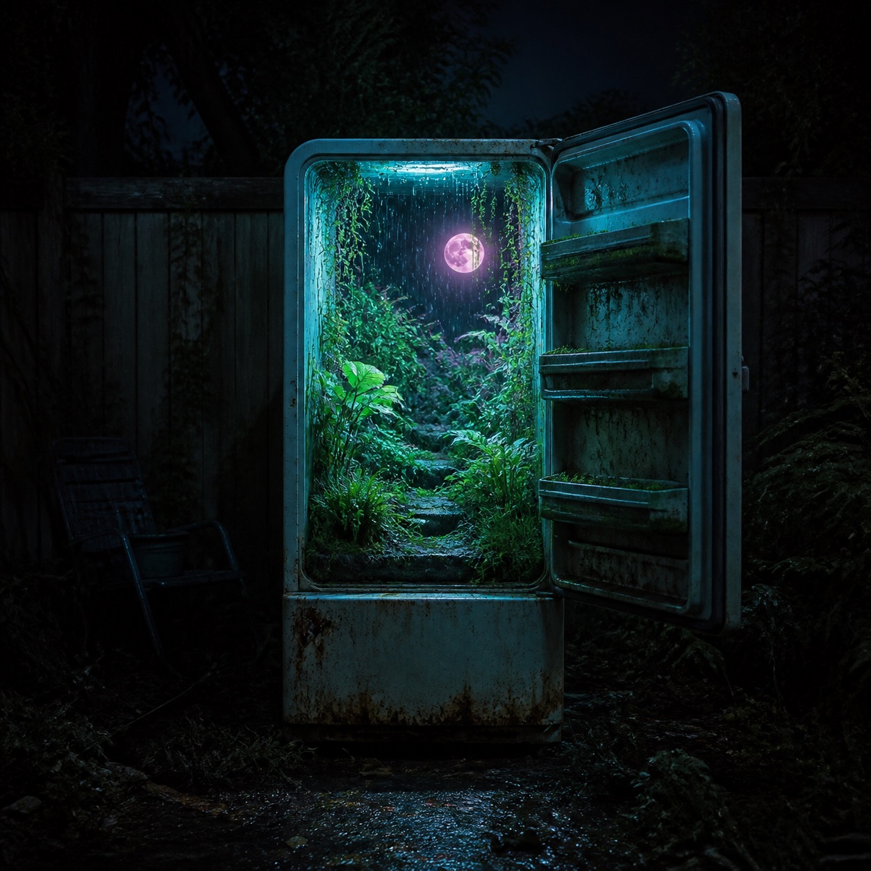 Fridge Night Garden