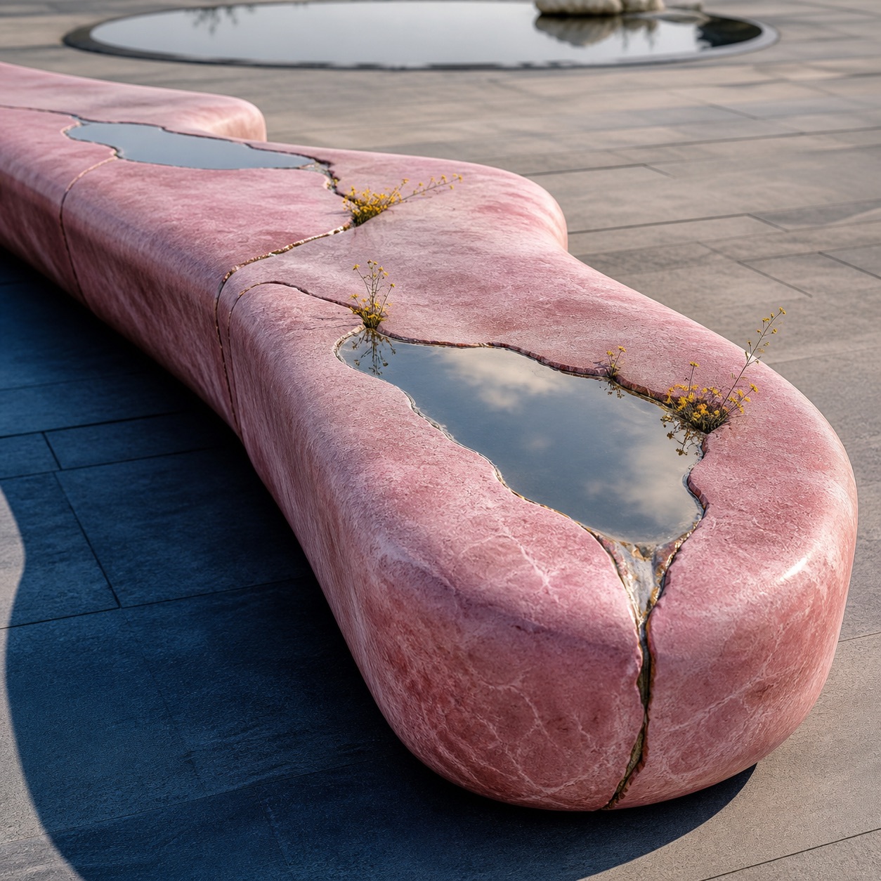Soft Concrete Bench