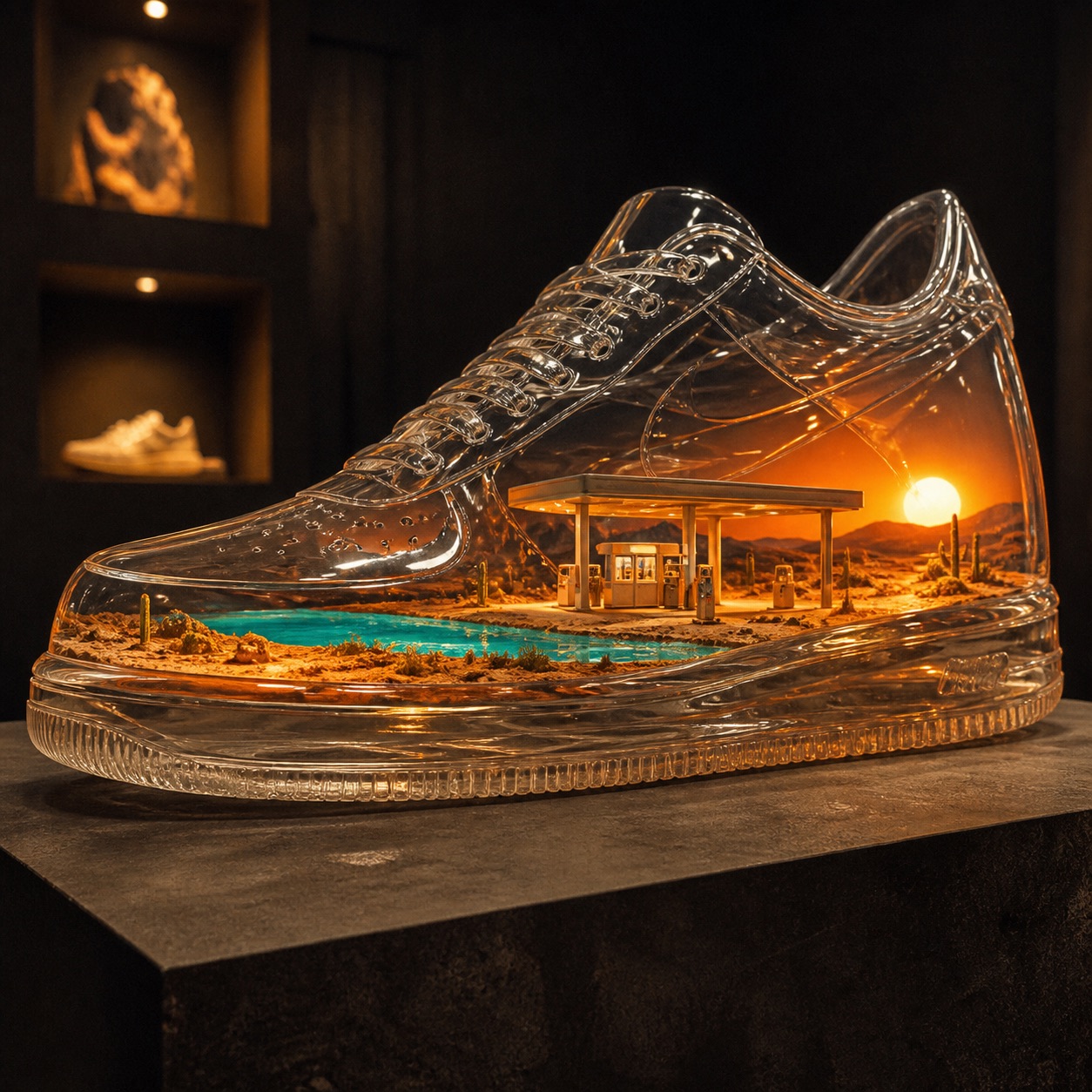 Transparent Shoe Fossil