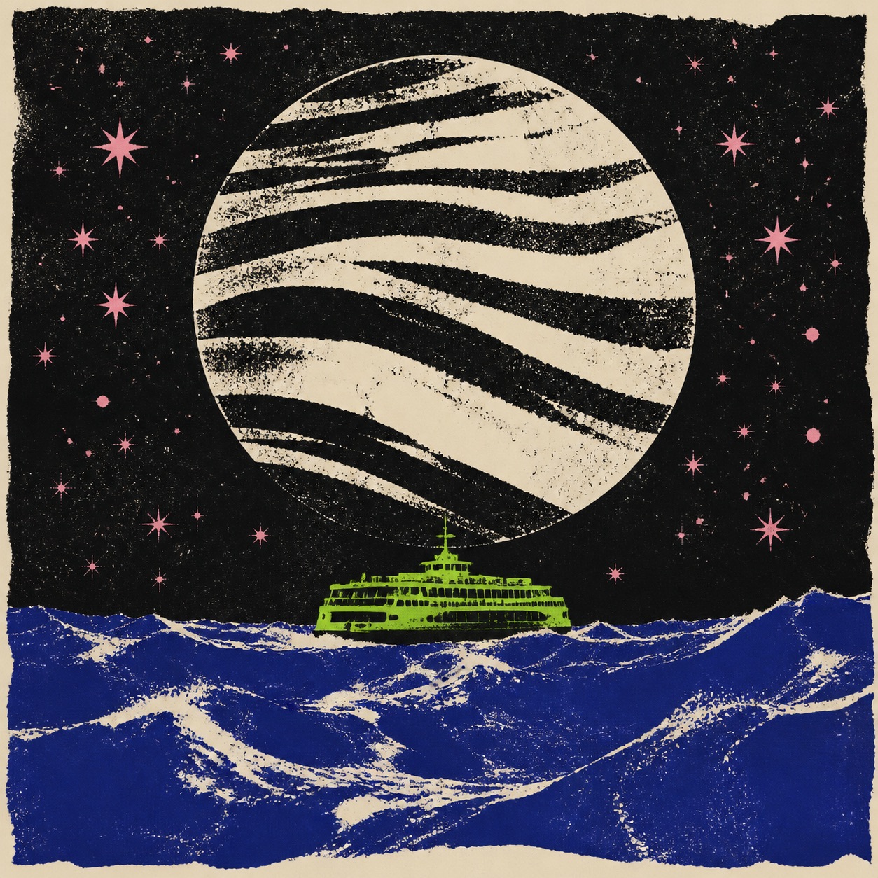 Night Ferry Print