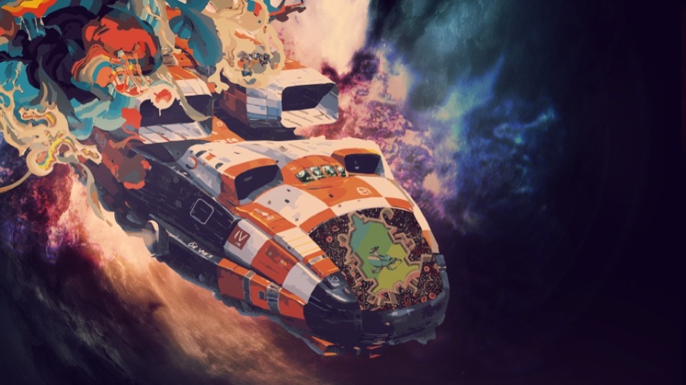 Spaceship artwork