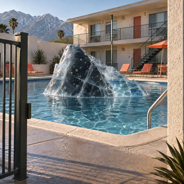 Poolside Iceberg